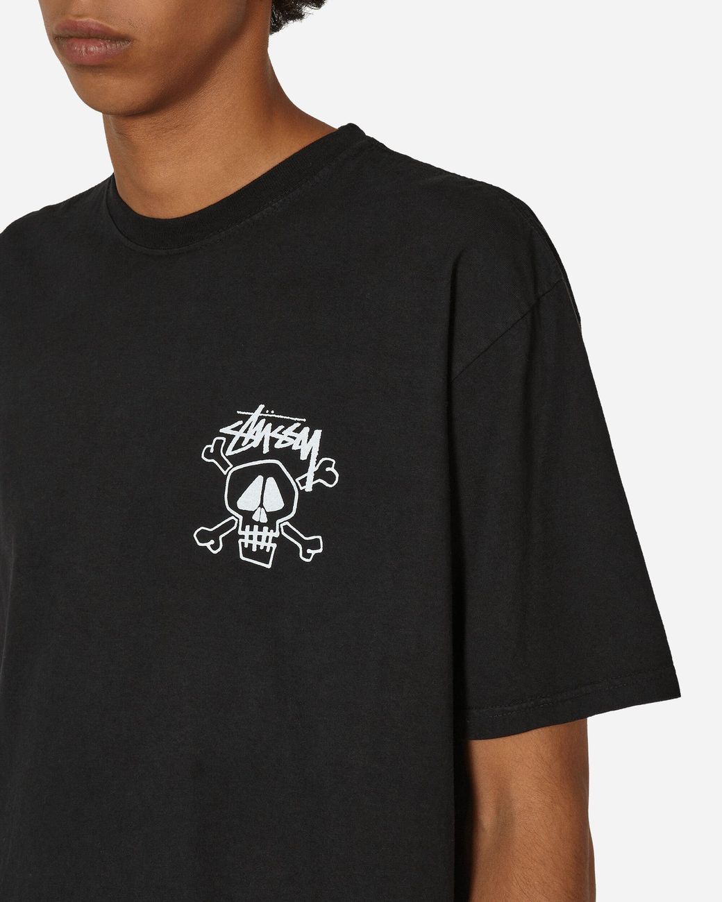 ★23AW★STUSSY SKULL & BONES TEE PIGMENT DYED Skull & Bones Pigment Dyed Tee - Forest – Feature