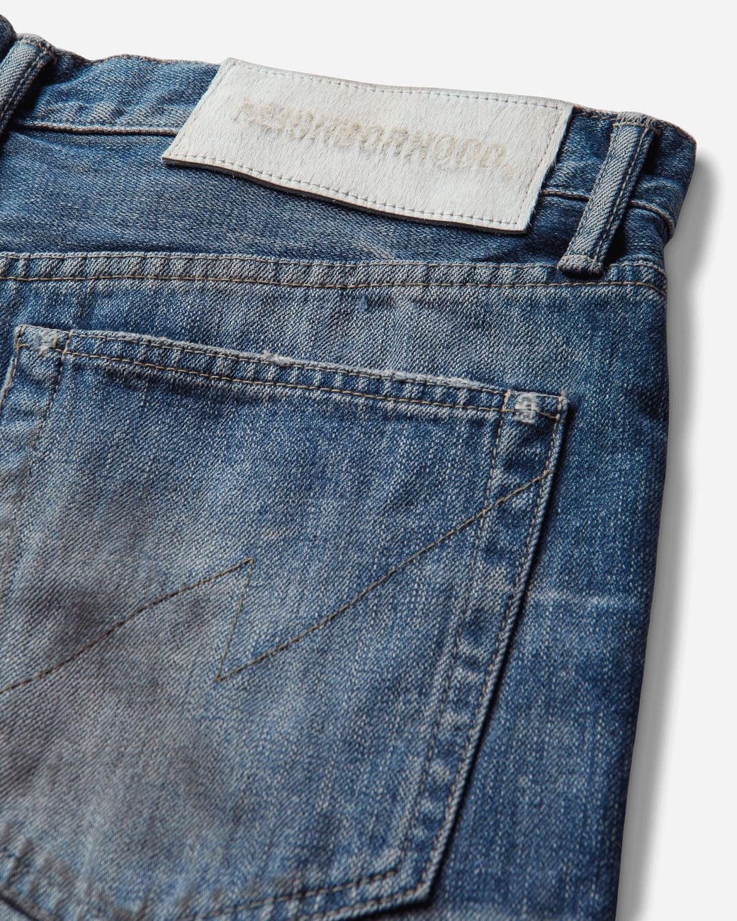 Neighborhood Blue S Savage Denim Dp Basic Pants for men