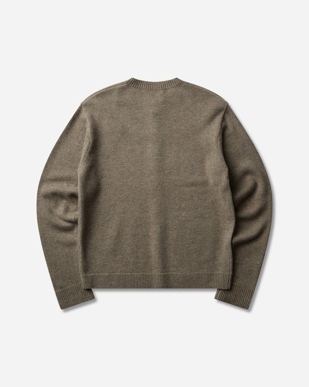 BERNER KUHL Green S Boiled Wool Cardigan Stone for men