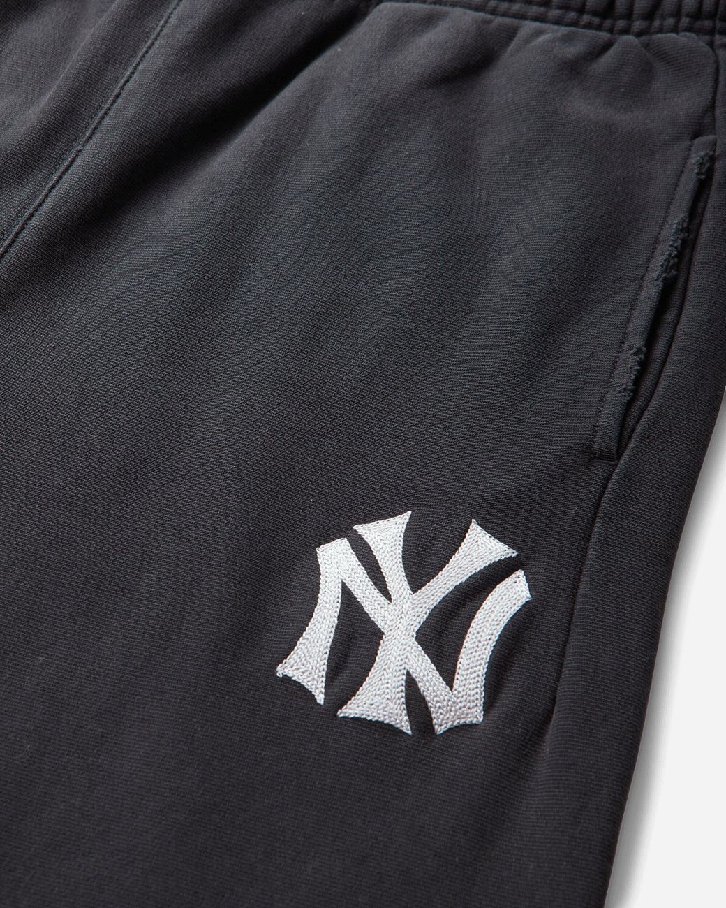 Champion Black S New York Yankees Mlb Cooperstown Wide Leg Sweatpants for men