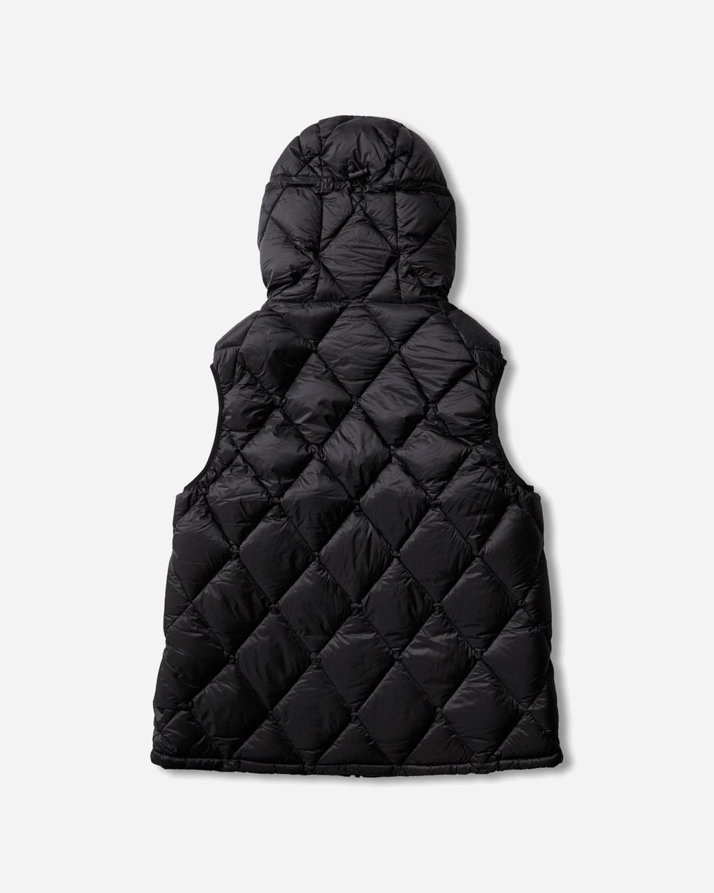 Roa Black Nuna 800 Fill Power Hooded Down Vest for men