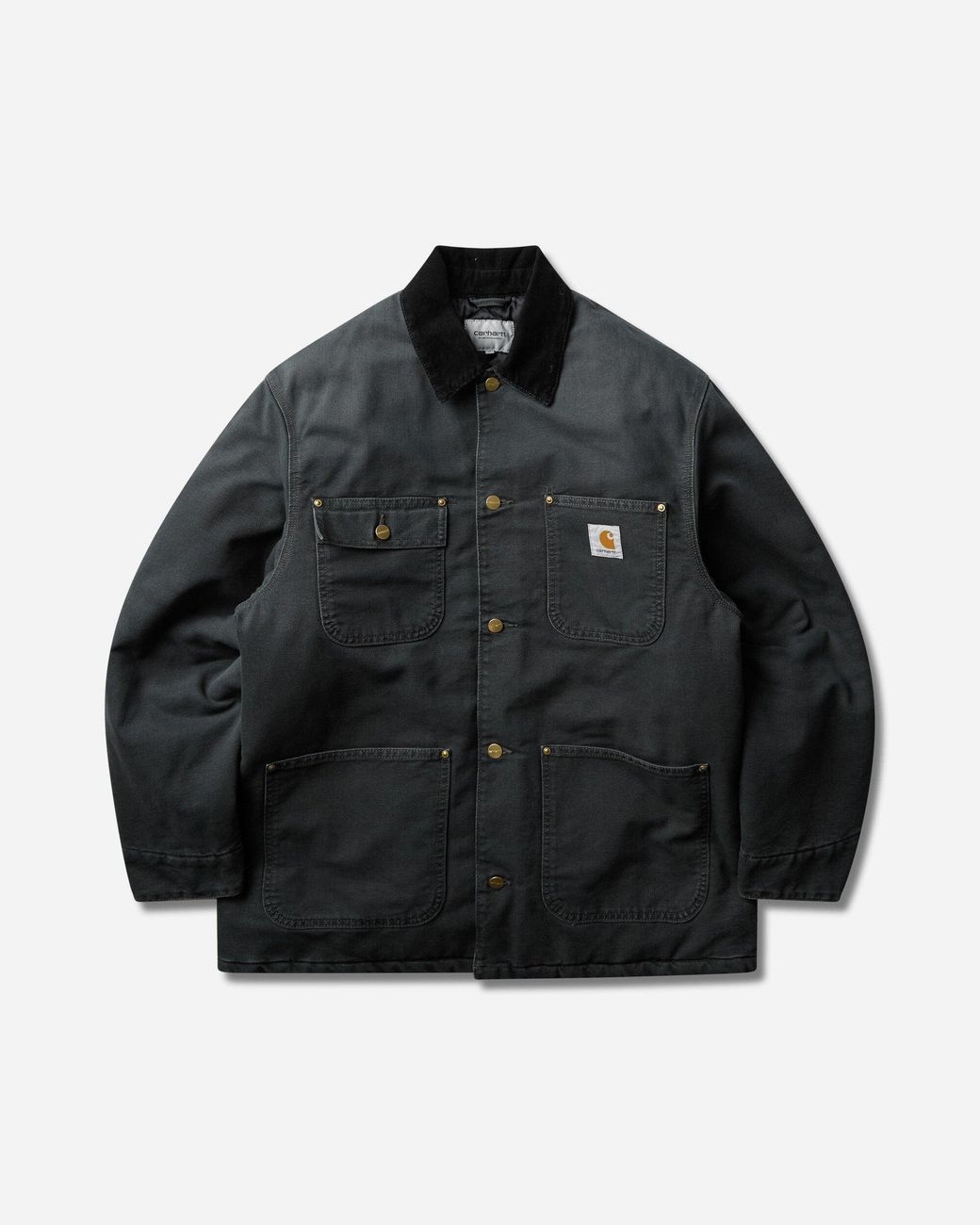 Carhartt Black S Og Chore Coat Raven (Stone Canvas) for men