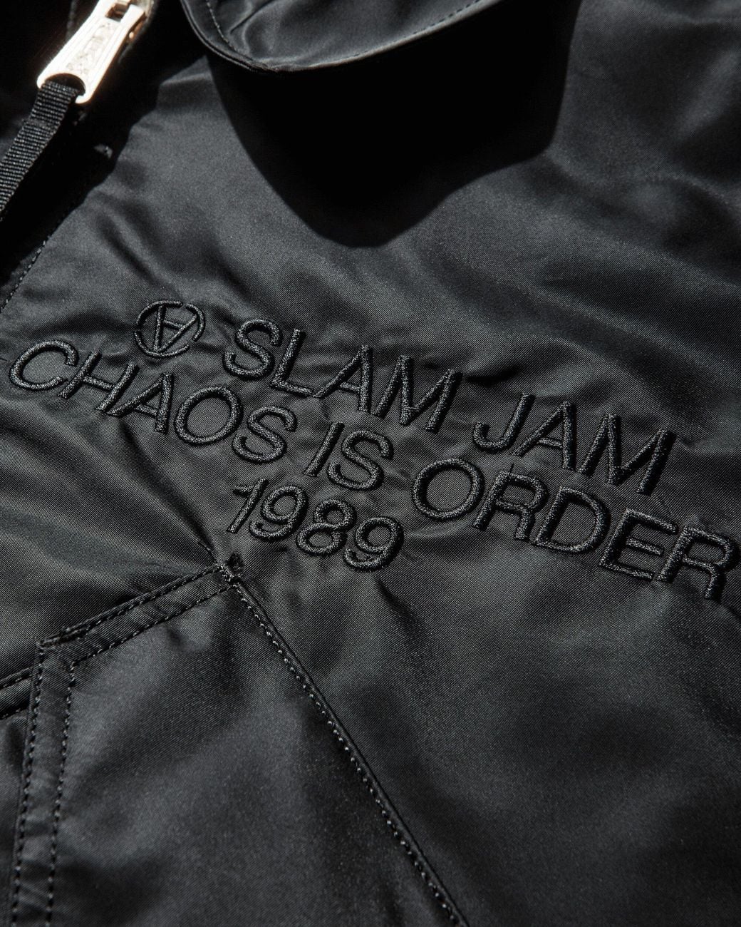 Alpha Industries Black Slam Jam Cwu-45 Heritage Bomber Jacket for men