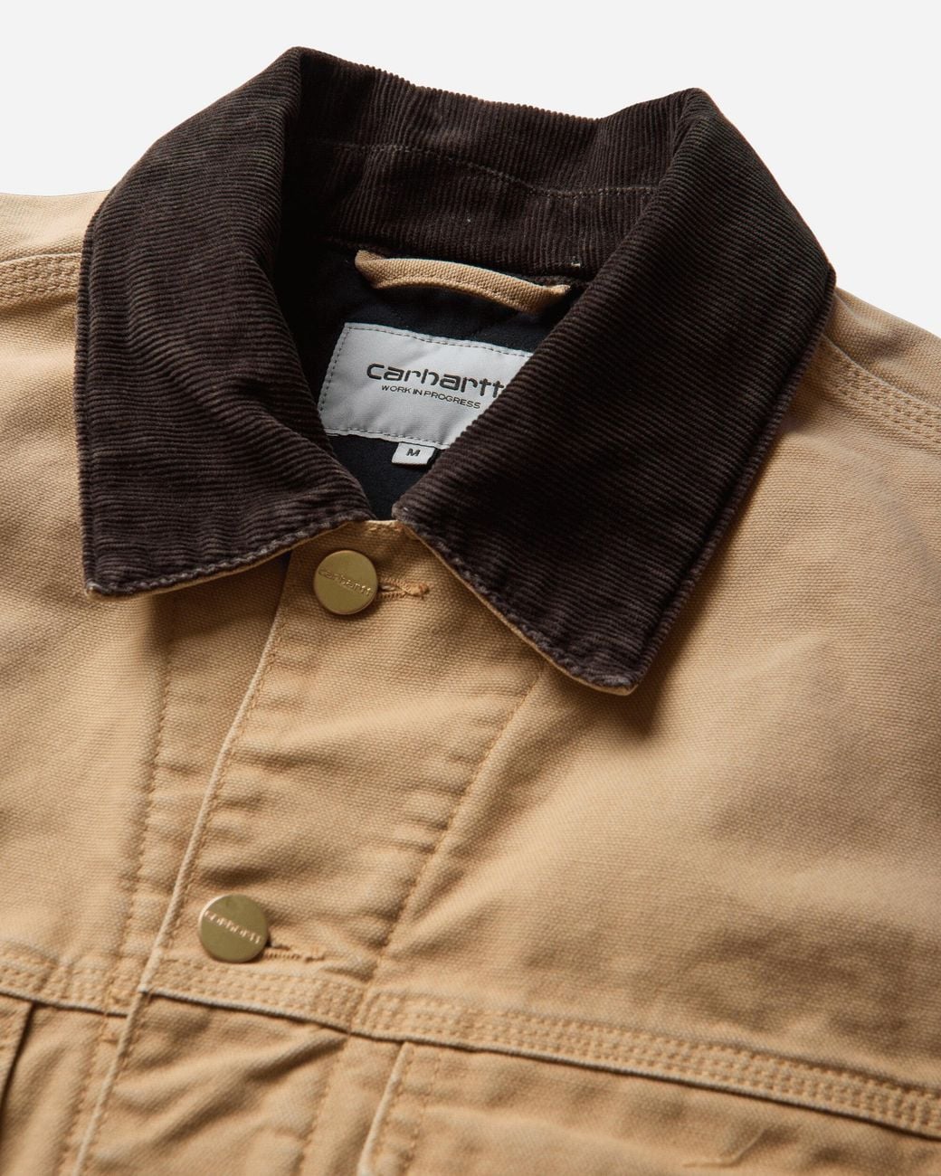 Carhartt Natural Og Trucker Jacket Dusty H Tobacco (Stone Canvas) for men