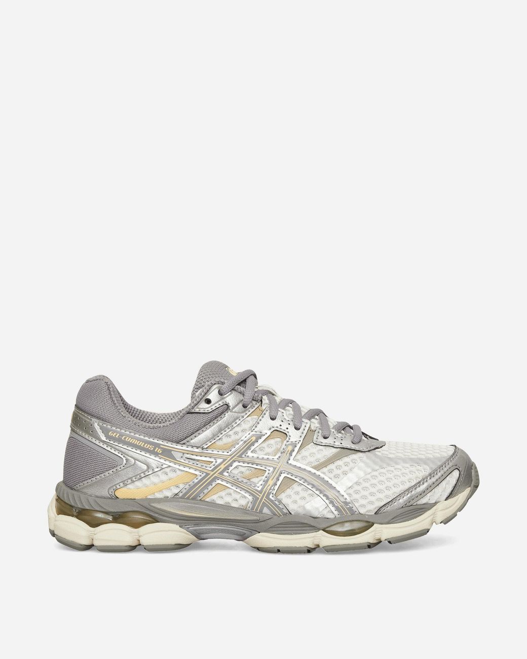 Asics White Gel-Cumulus 16 Sneakers Cream Clay for men