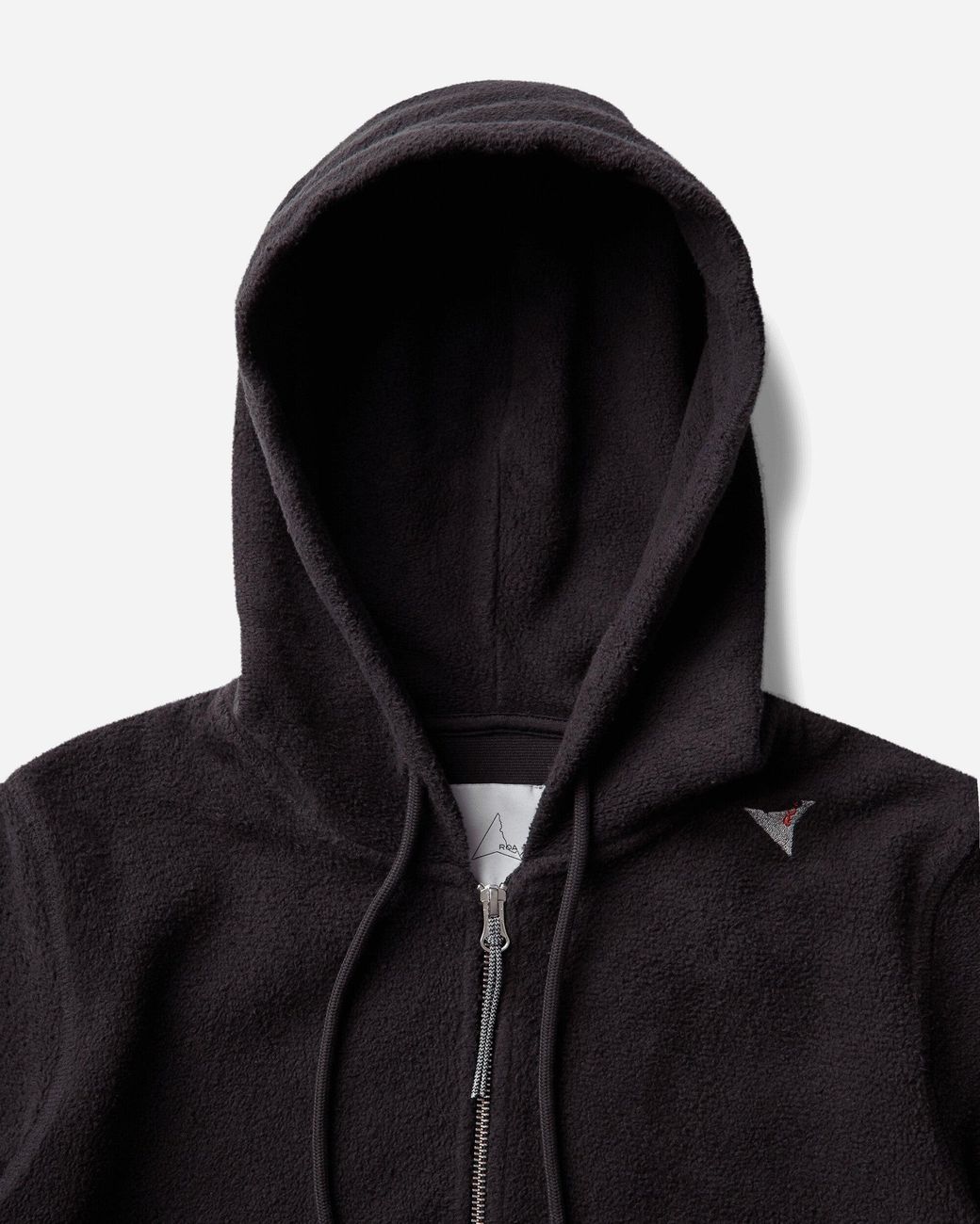 Roa Black Inside Out Zip-Up Baby Hoodie Washed