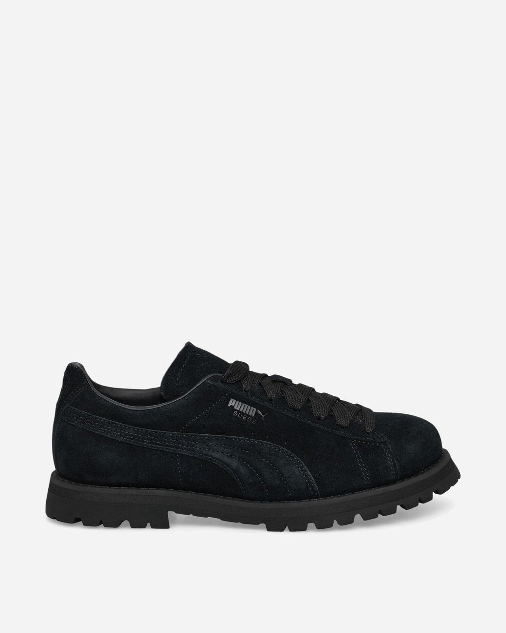 PUMA Black Suede Vibram Sneakers for men