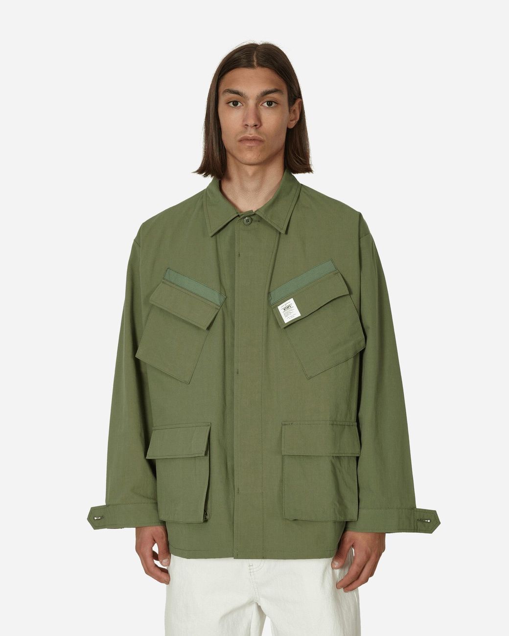 WTAPS Jungle 02 Longsleeve Shirt Olive Drab in Green for Men | Lyst