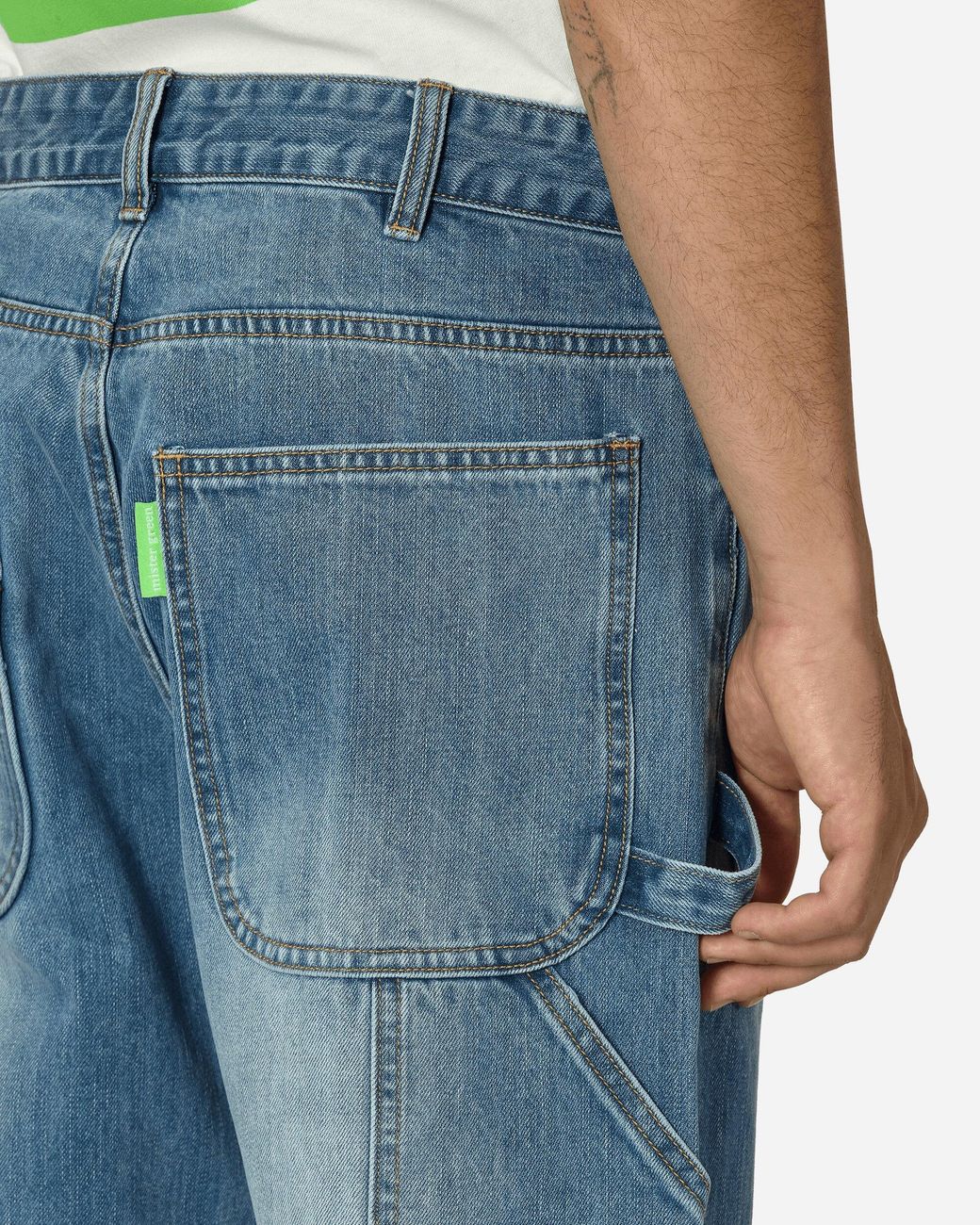 Mister Green Blue Selvedge Utility Jean Stone Wash for men
