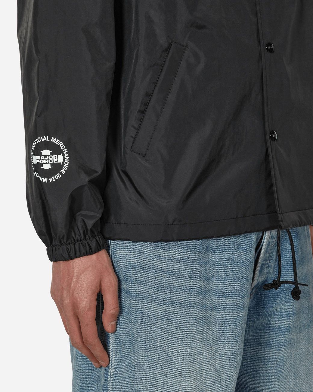 Neighborhood Major Force Windbreaker Jacket in Black for Men Neighborhood Major Force Windbreaker Jacket in Black for Men