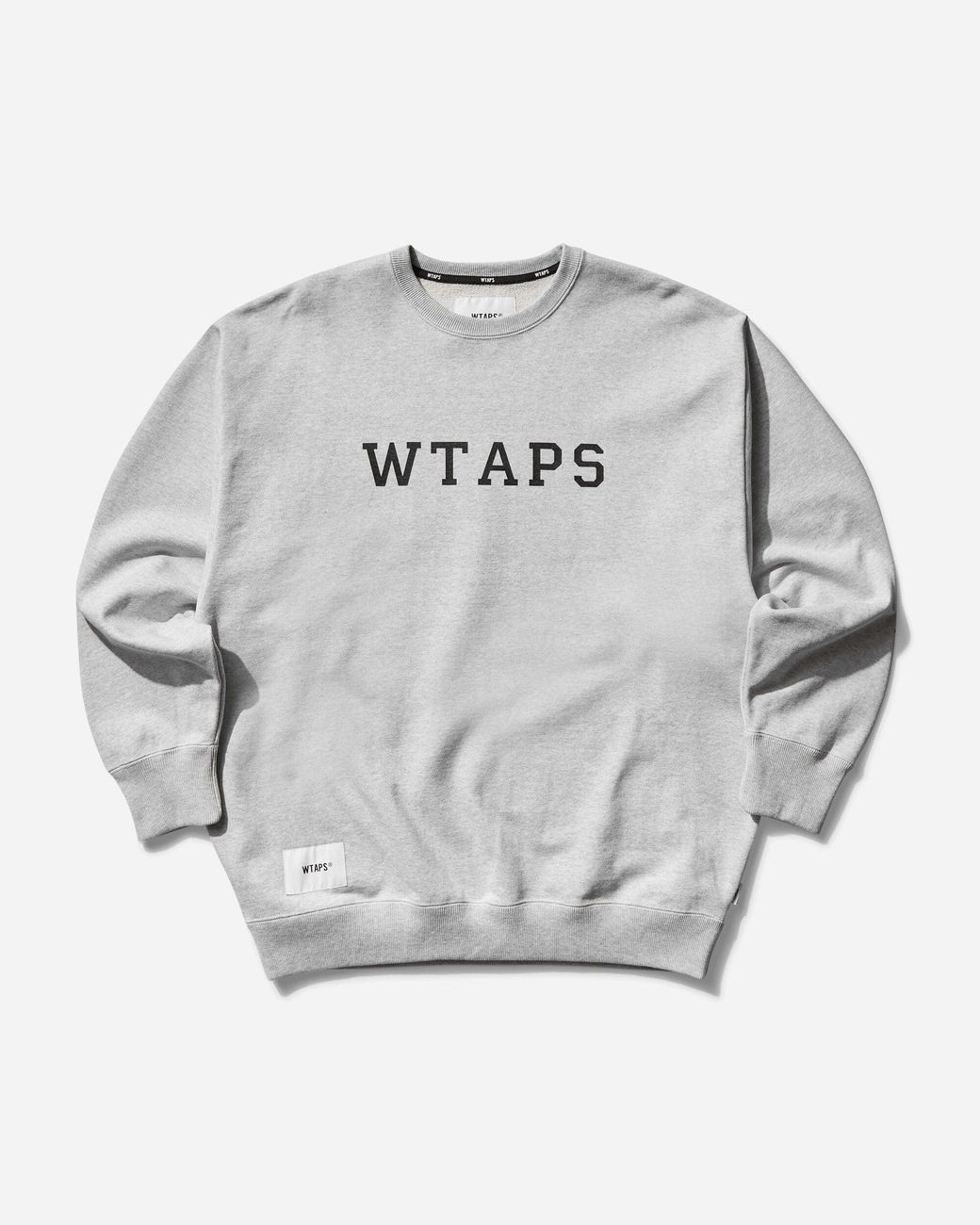 WTAPS DESIGN CREWNECK ASH GRAY Lサイズ WTAPS S Academy Crewneck Sweatshirt Ash in Gray for Men | Lyst