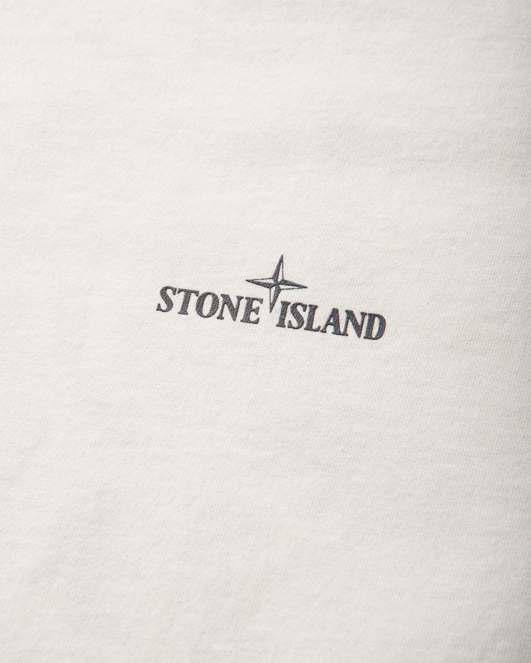 Stone Island White S Organic Cotton Jersey T-Shirt Ivory for men