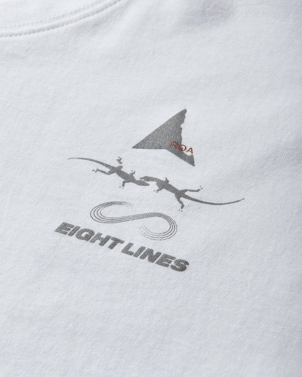 Roa Gray Eightlines T-Shirt for men