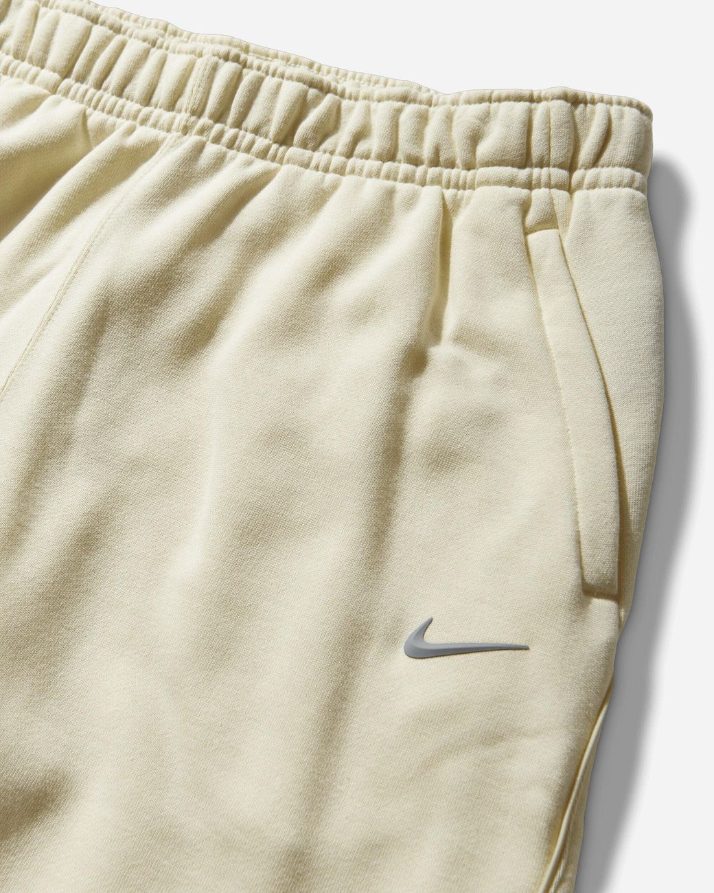 Nike White S Nocta Open Hem Fleece Pants Alabaster for men