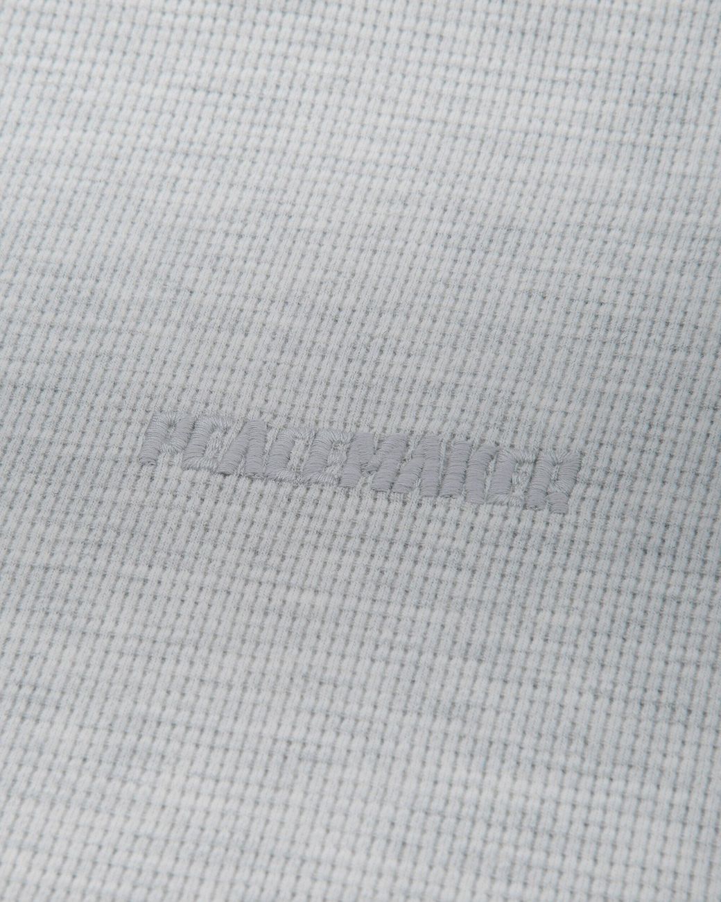 Oamc Peacemaker Gray S Waffle Longsleeve Top for men