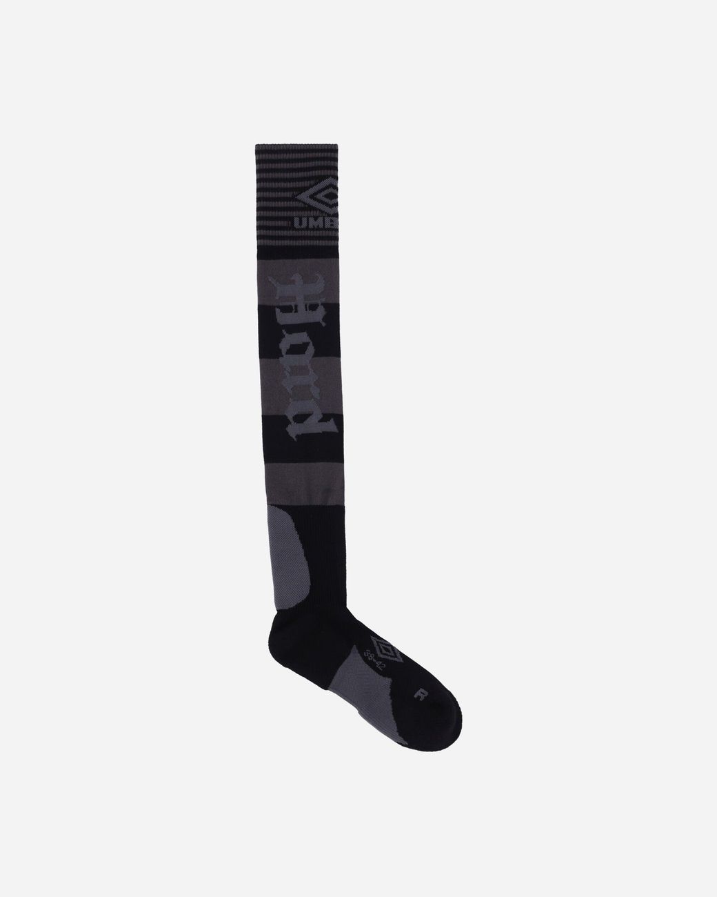 Umbro White Hard Times Socks Black / Grey for men