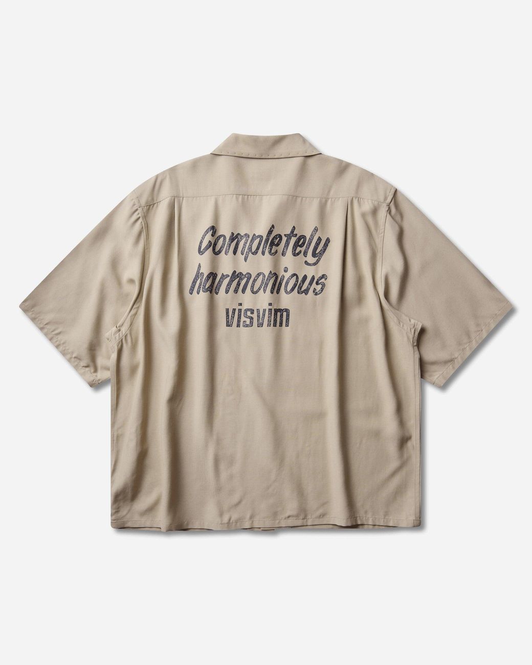 Visvim Natural S Keesey Shortsleeve Shirt Ivory for men