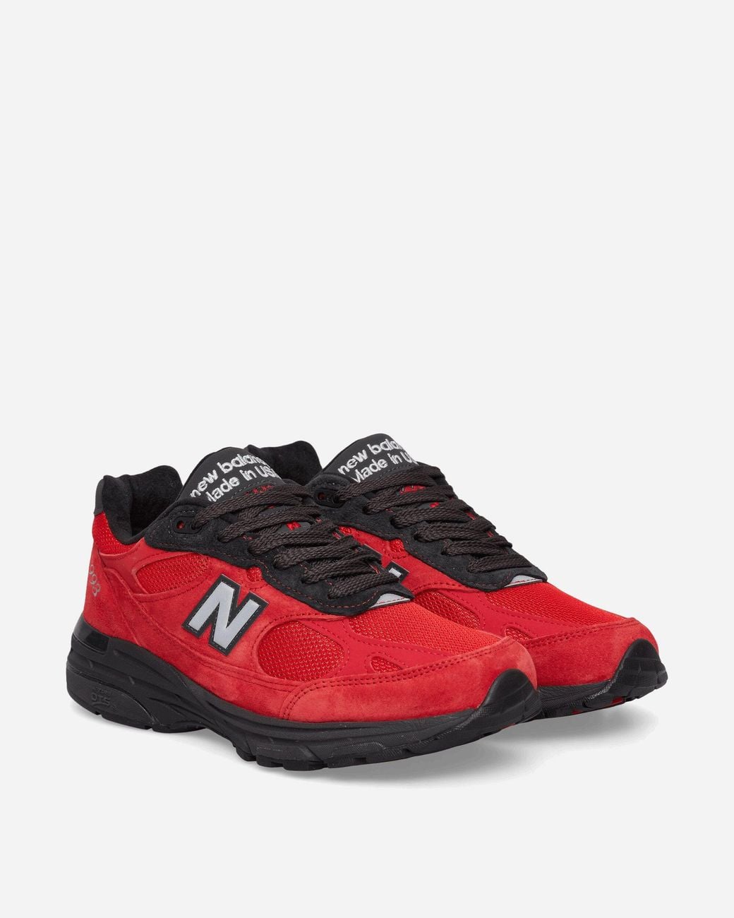 New Balance Red Made In Usa 993 Sneakers Team / True / Black Cement for men
