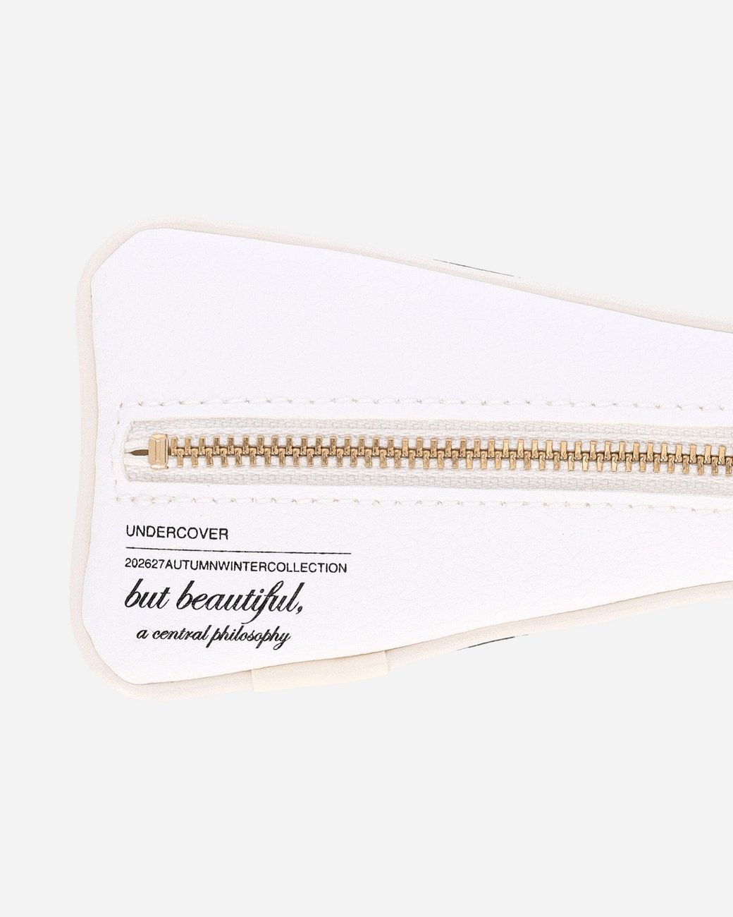 Undercover White Paintbrush Pvc Pouch for men