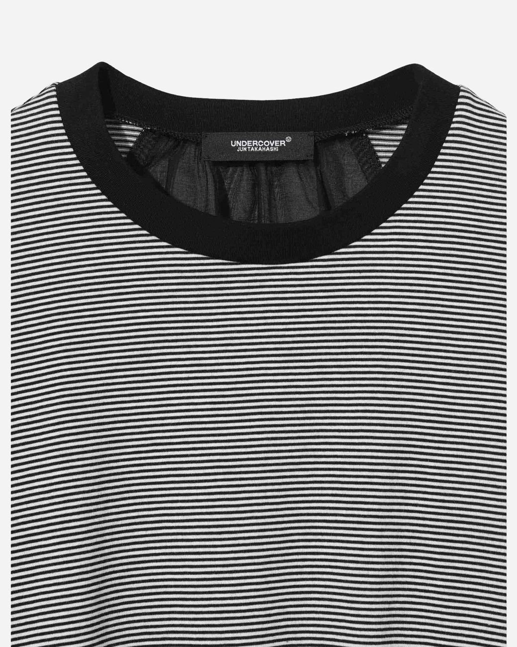 Undercover Gray S Striped T-Shirt