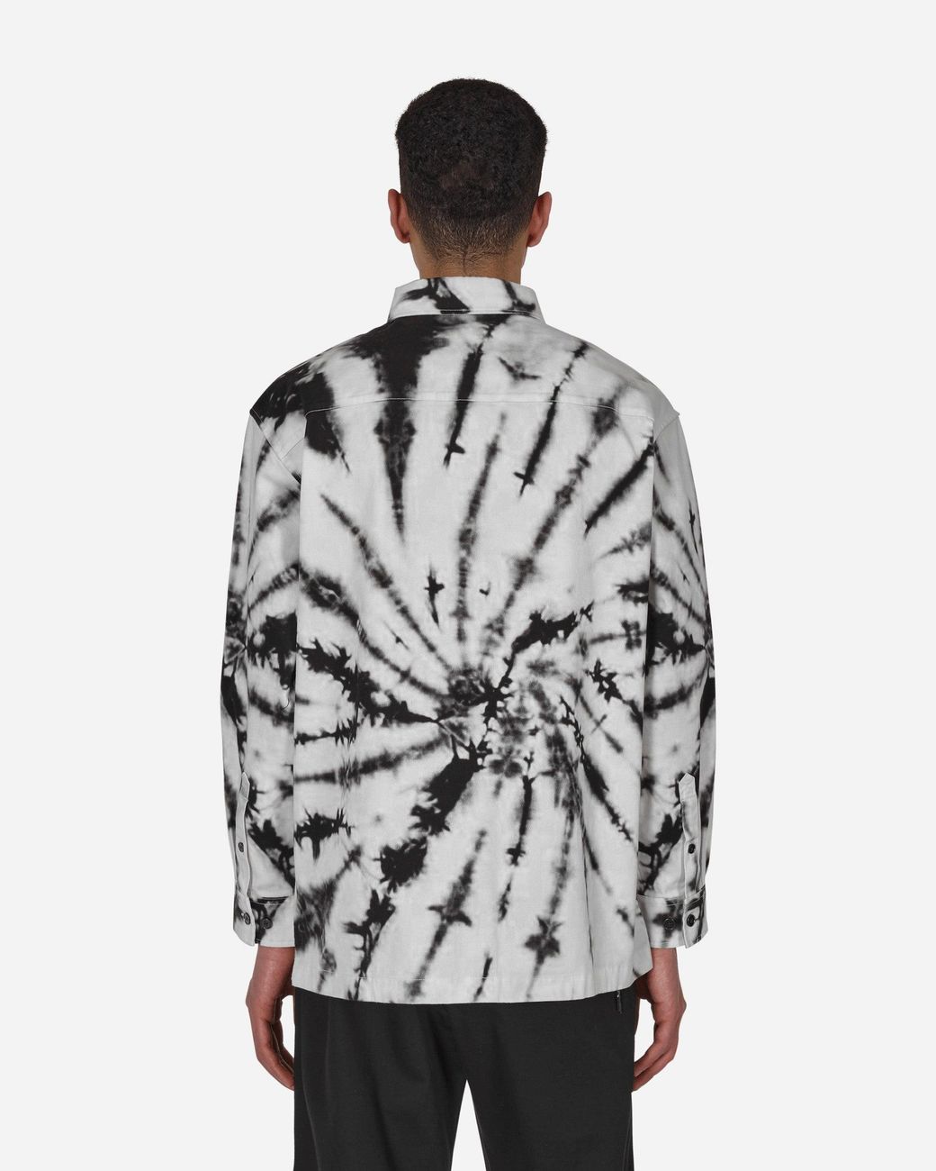 Aries Gray Fila Tie Dye Longsleeve Shirt for men