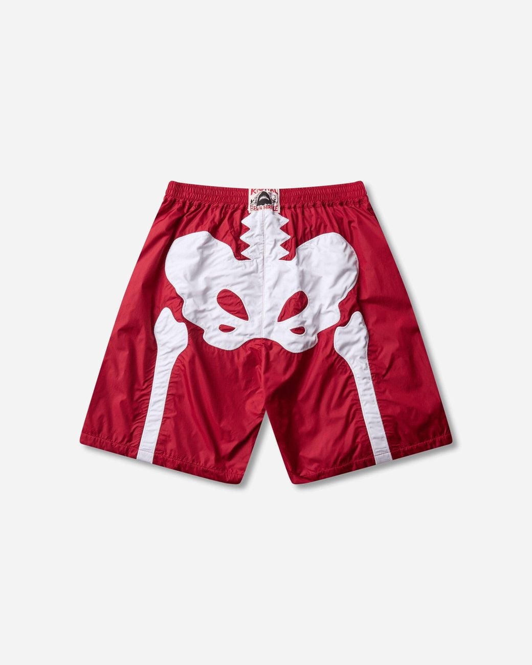 Kapital Red Men S Nylon Bone Swim Trunks for men