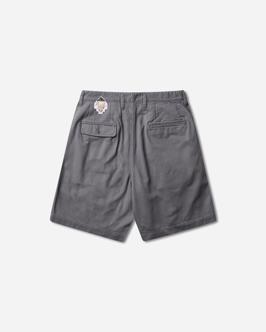 Cav Empt Gray Two Tuck Shorts for men