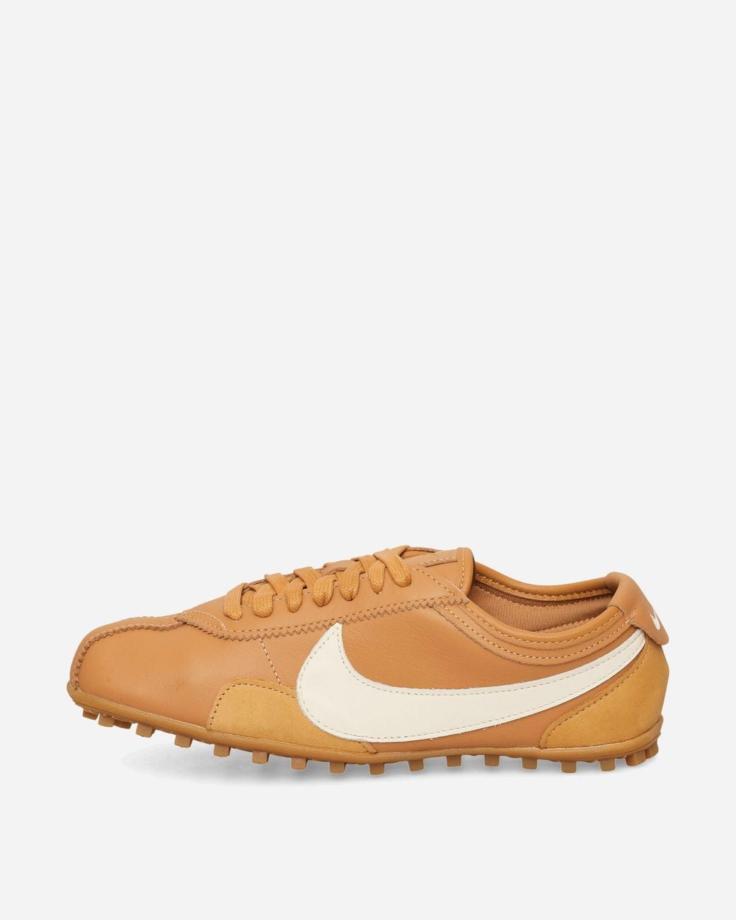 Nike Brown S Moon Shoe Og Leather Sneakers Flax