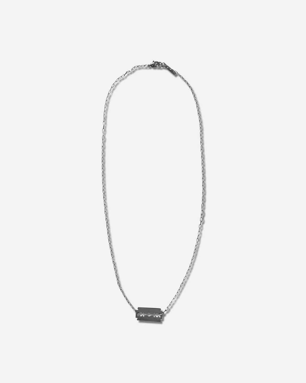 Undercover White Razor Blade Neckalce for men