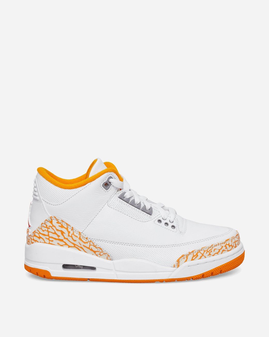 Nike White S Air Jordan 3 Retro Sneakers Peel