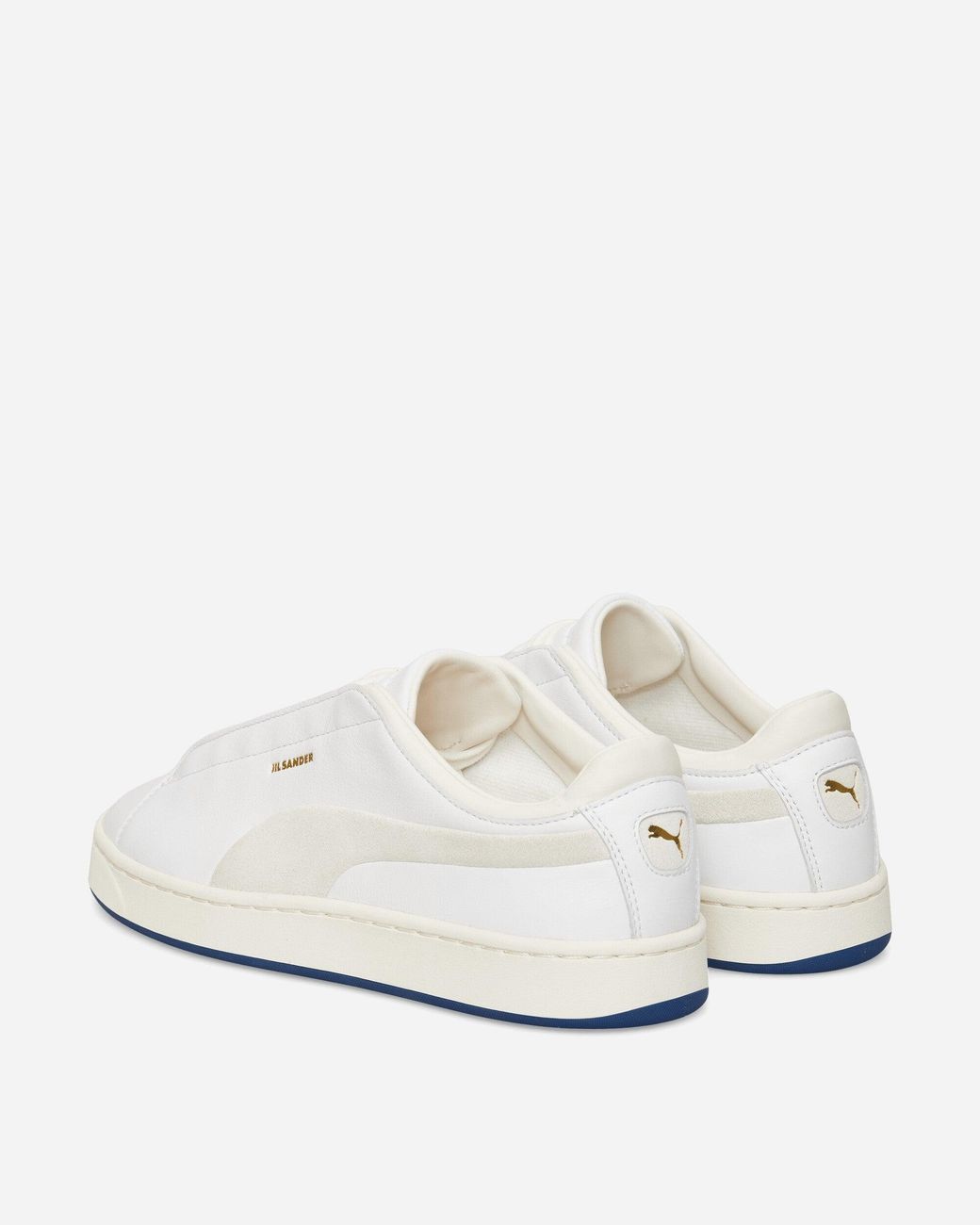 PUMA White Jil Sander Suede Sneakers / Warm for men
