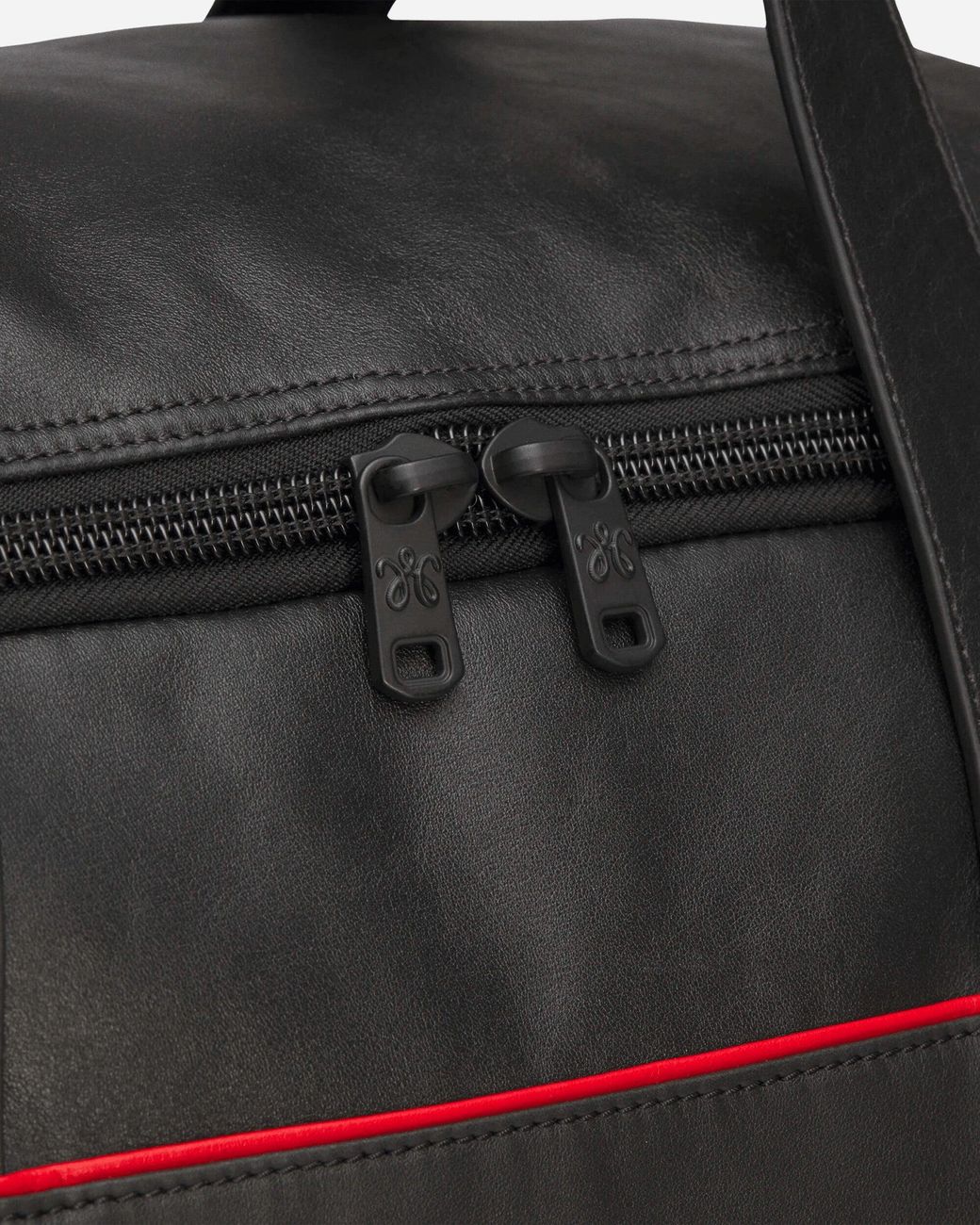Adidas Black Willy Chavarria Premium Leather Gym Bag for men