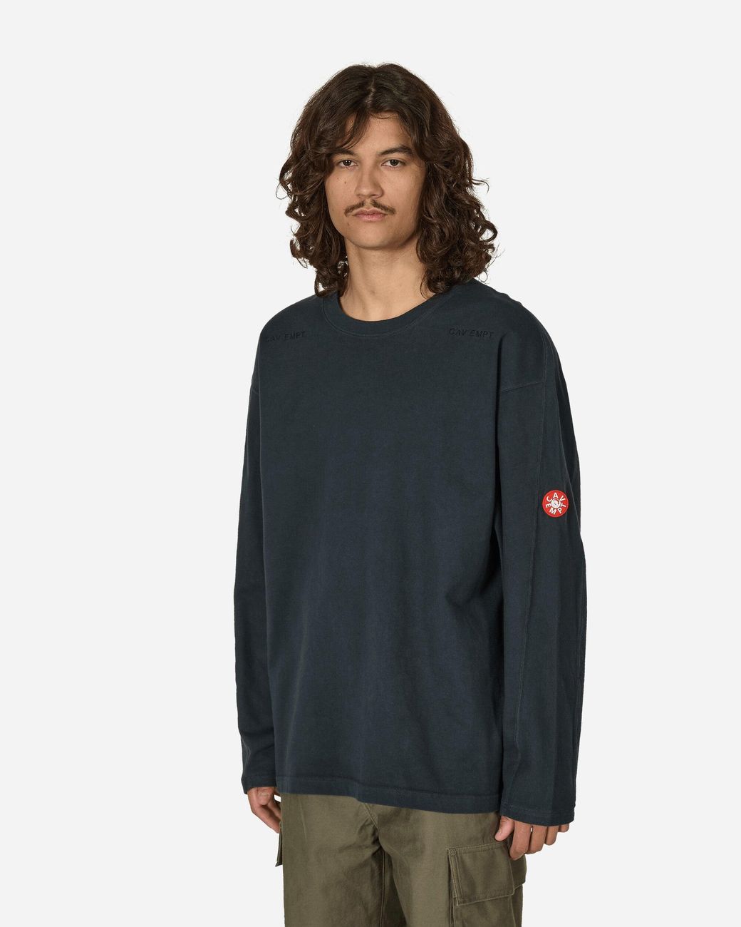 S*N様 C.E OVERDYE FORWARD LINE LONG SLEEV Cav Empt Overdye Forward Line Heavy Longsleeve T-Shirt in Blue for