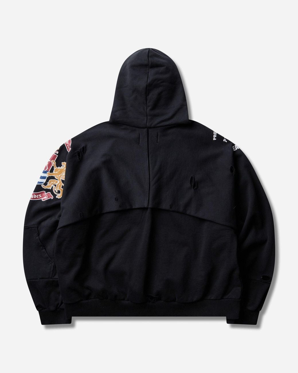 Protocol Index Black S London Folded Zip Hoodie for men