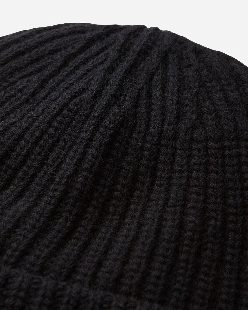 Stone Island Black Light Rws Geelong Wool Beanie for men