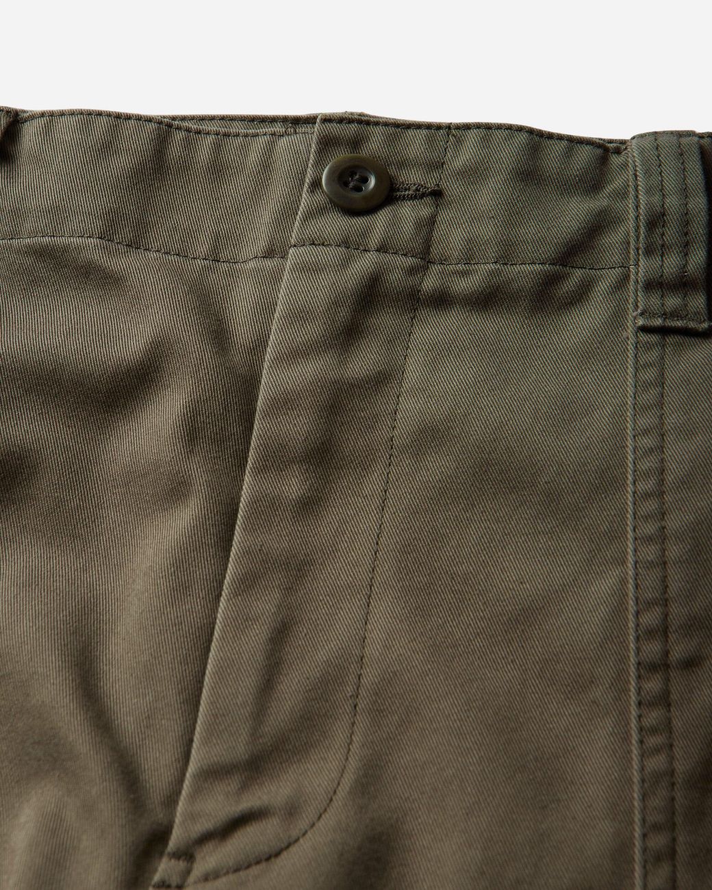 Undercover Green Men S Side Zipper Cotton Chino Pants Khaki for men