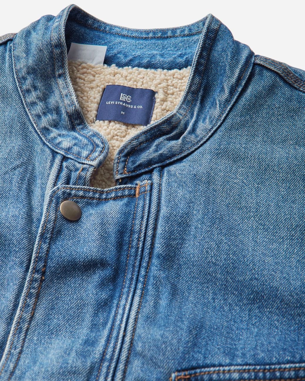 Levi's Blue Men S Tab Denim Bomber Jacket for men