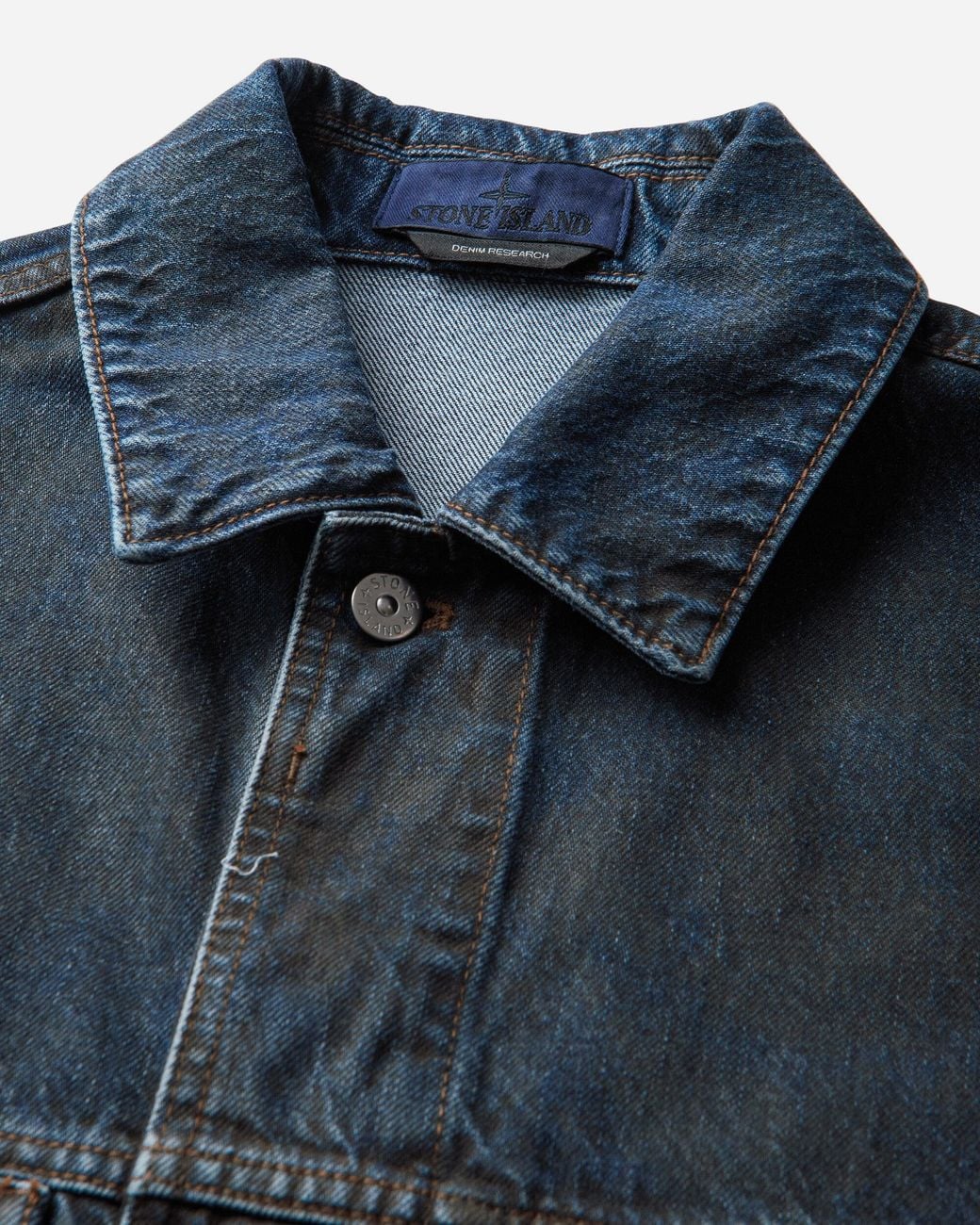 Stone Island Blue S Laser Pigment Denim Jacket for men