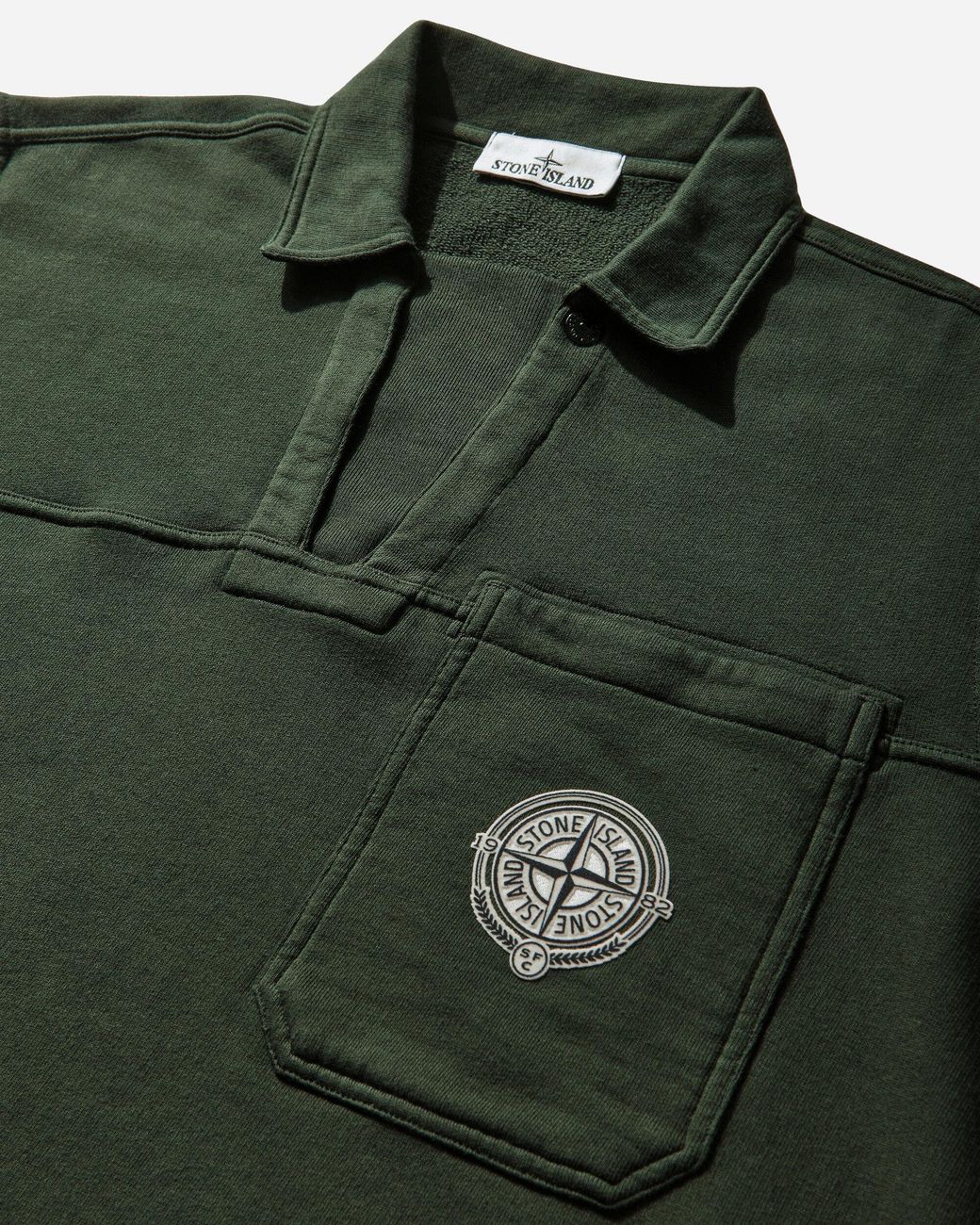 Stone Island Green Men S New Balance Polo Shirt Juniper for men