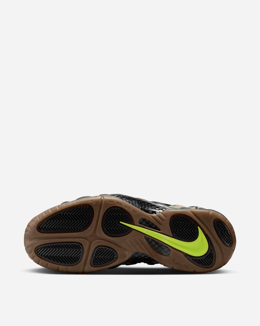 Nike Black Air Foamposite Pro Premium Sneakers Voltage Dark for men