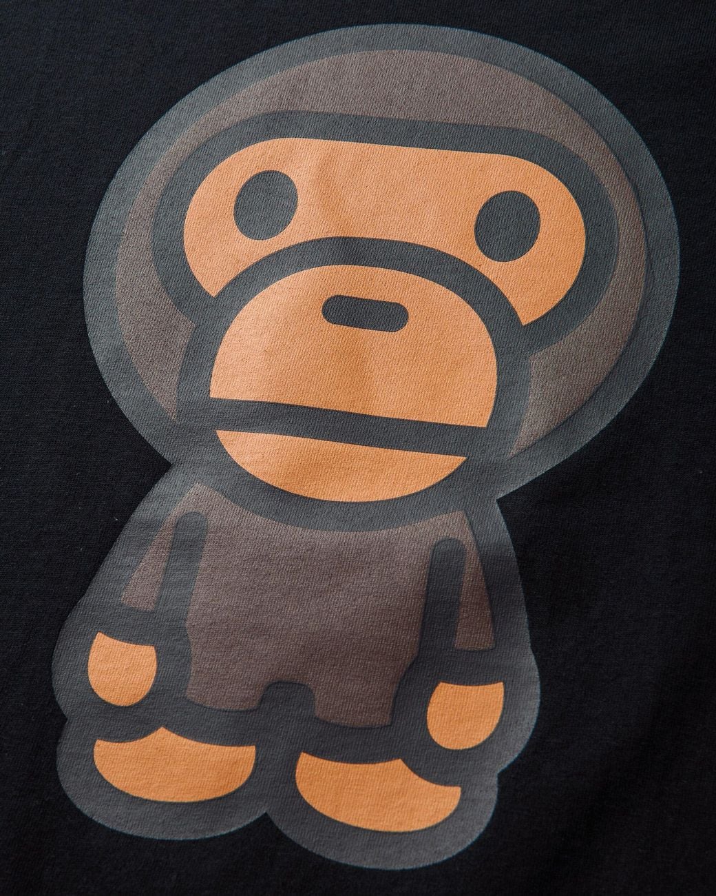 A Bathing Ape Black Men S Big Baby Milo T-shirt for men