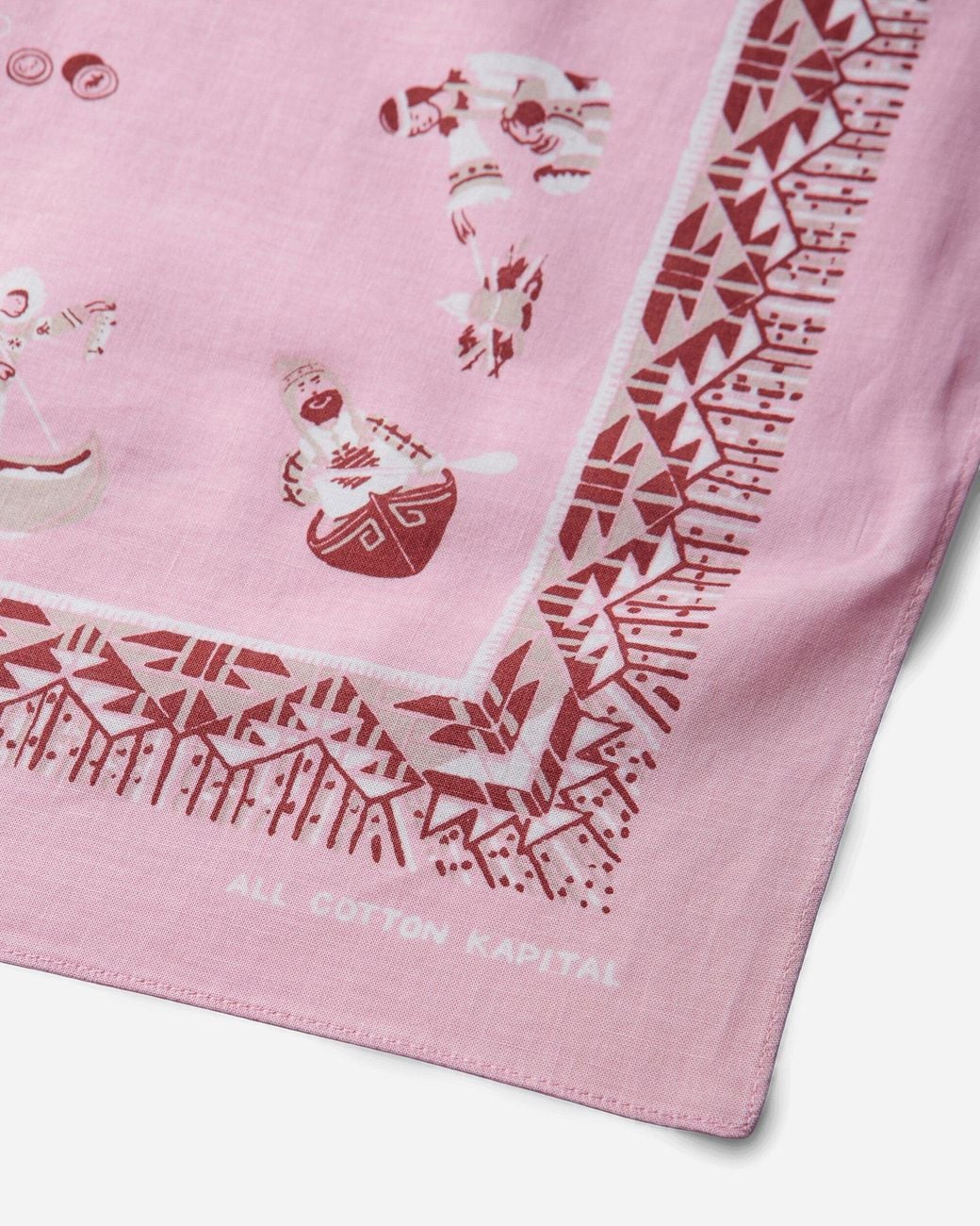 Kapital Pink Color Bandana (zepher Vest Life) for men