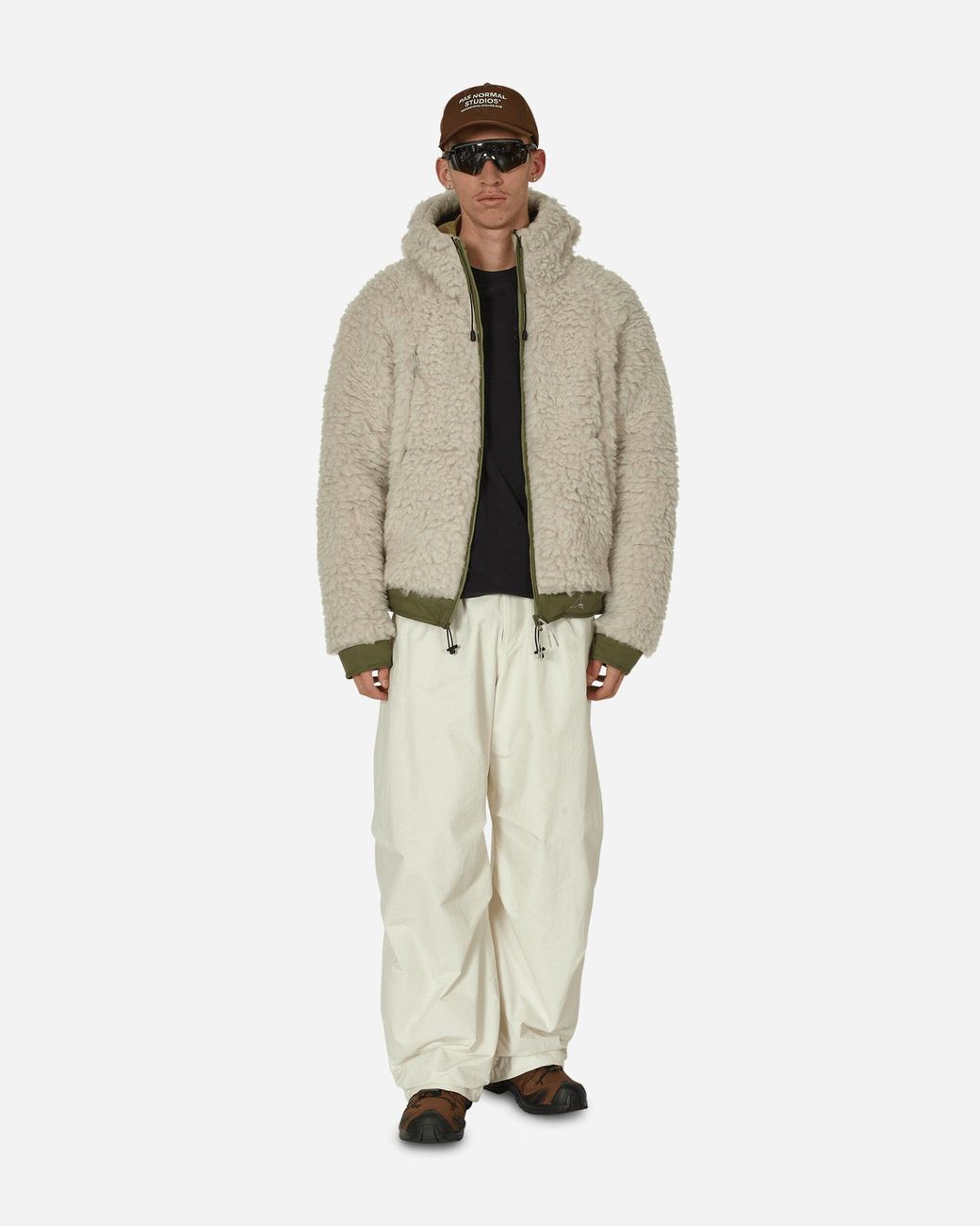 Roa Heavy Furry Jacket Silver Sage in Natural for Men | Lyst
