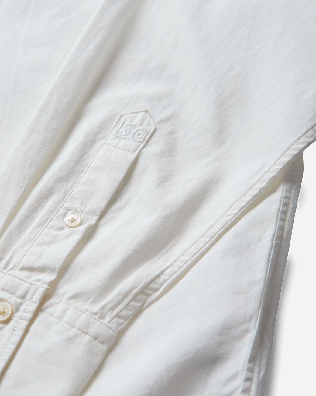 Levi's White Women S Blue Tab Longsleeve Woven Shirt