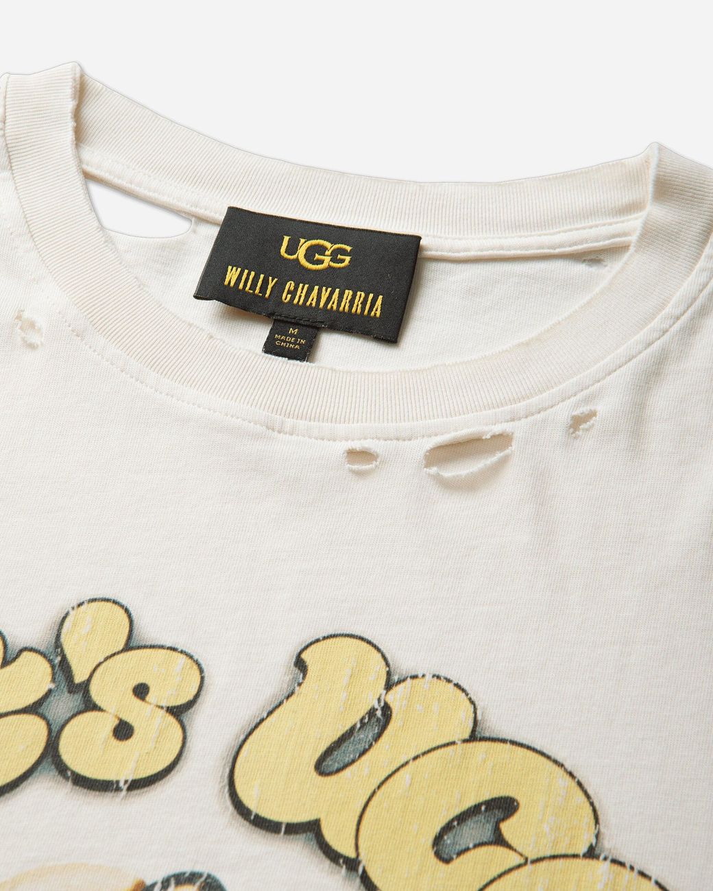 Ugg Natural Willy Chavarria Hug It T-Shirt Cream for men
