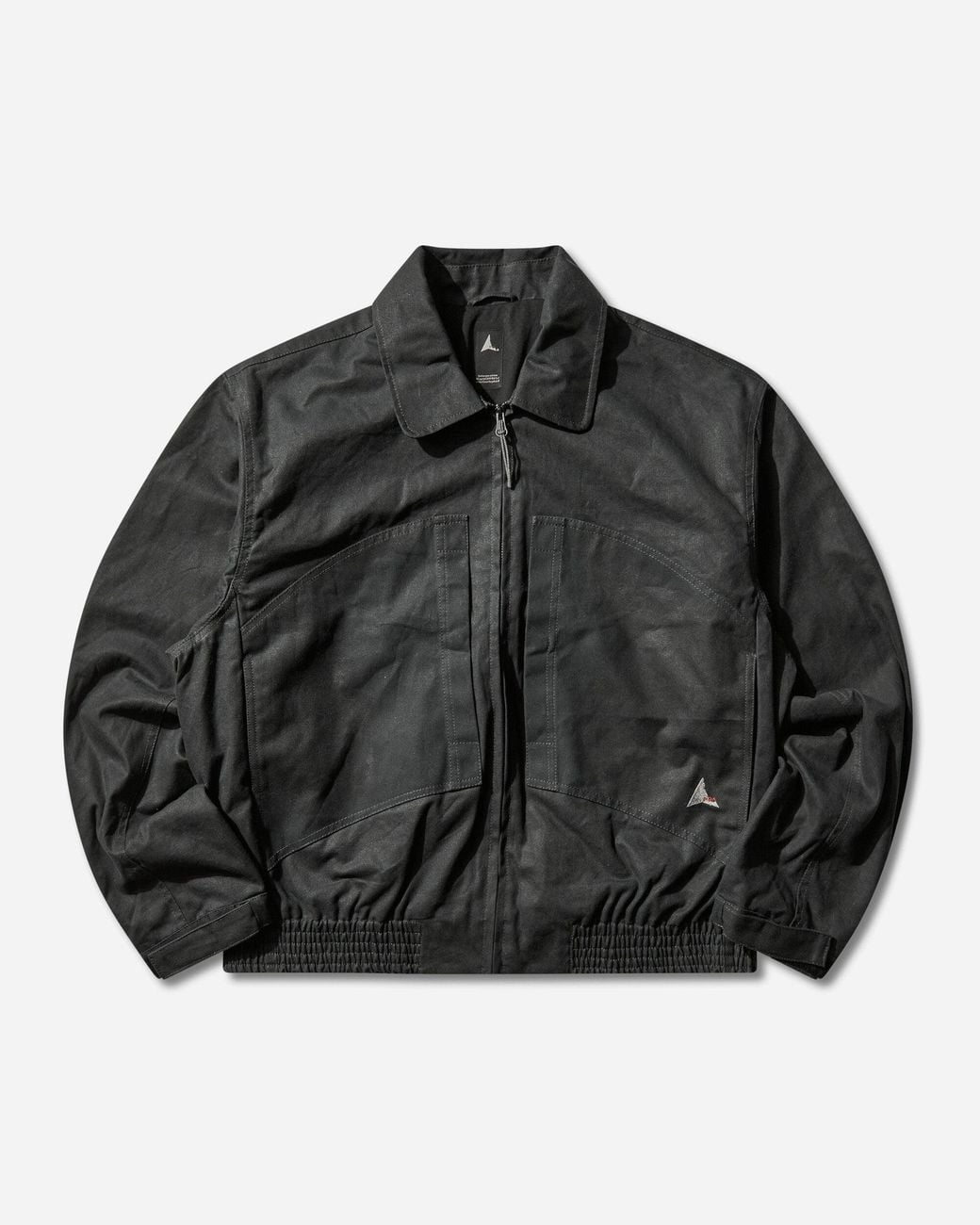 Roa Black S Pilot Waxed Canvas Jacket Dark for men