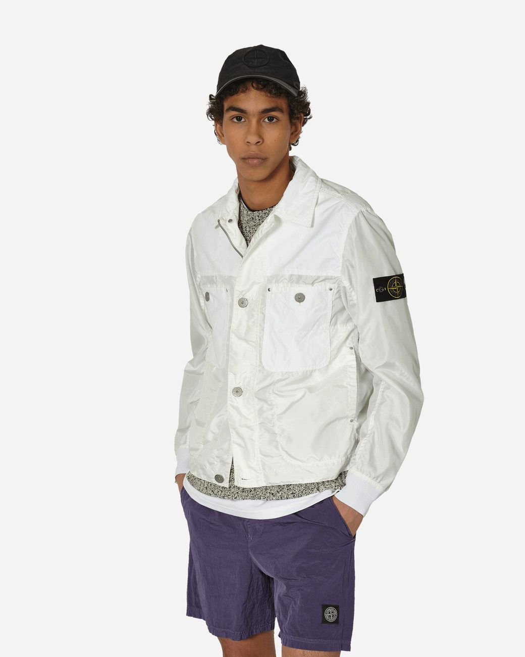 ストーンアイランド　POLYESTER TELA DAVID LIGHT-TC Stone Island Men's Polyester Tela & David Light-TC Jacket in