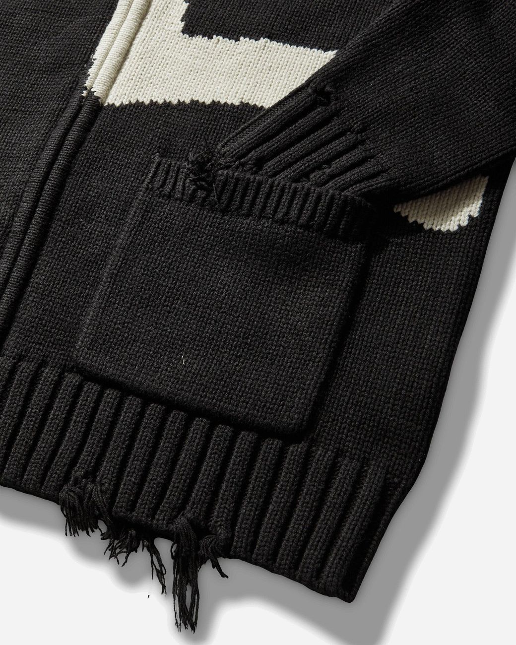 Evisu Black Men S Cowichan Cardigan Jacket for men