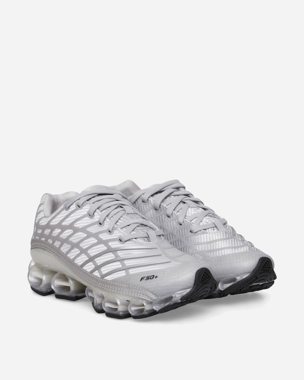 Adidas Gray Megaride F50 Sneakers Silver Metallic / Matte Silver for men