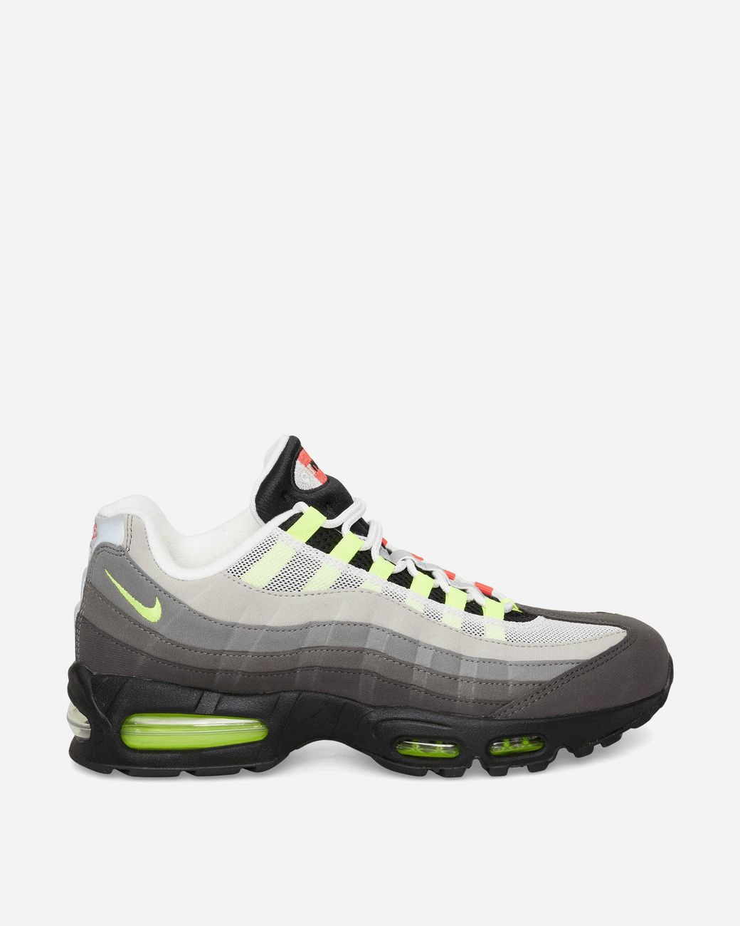 Nike Green Air Max 95 Big Bubble Greedy Sneakers Medium Ash for men